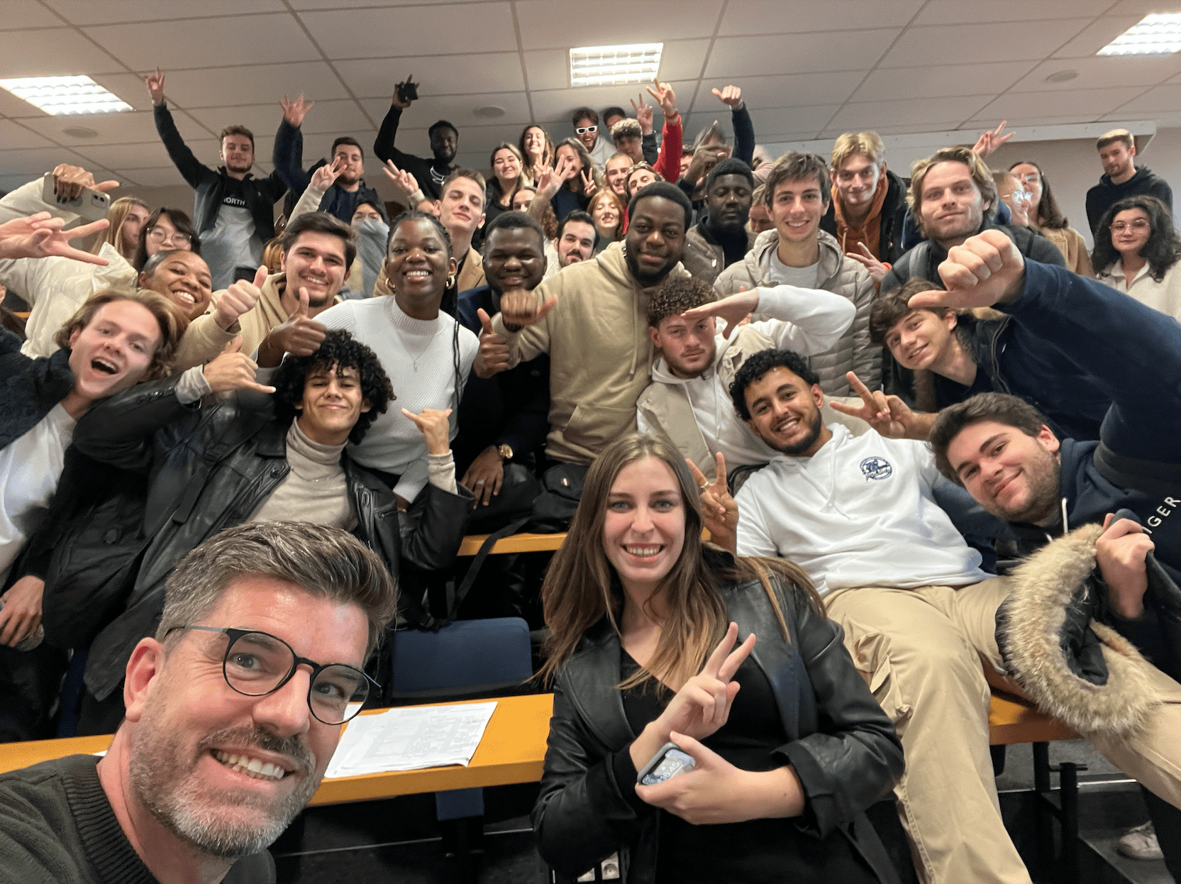 cours profs élèves école de commerce